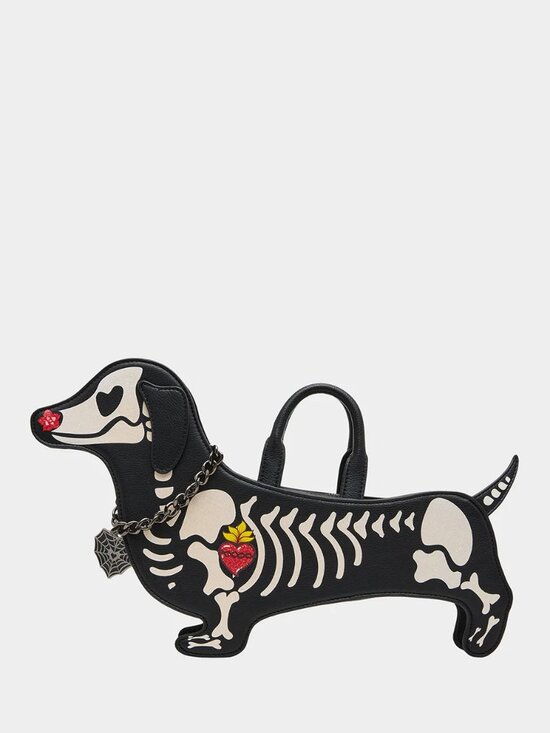 Betsey Johnson Handbags - Betsey Johnson Kitch Weenie & The Beast Dachshund Doxie Crossbody Bag NWT 2026